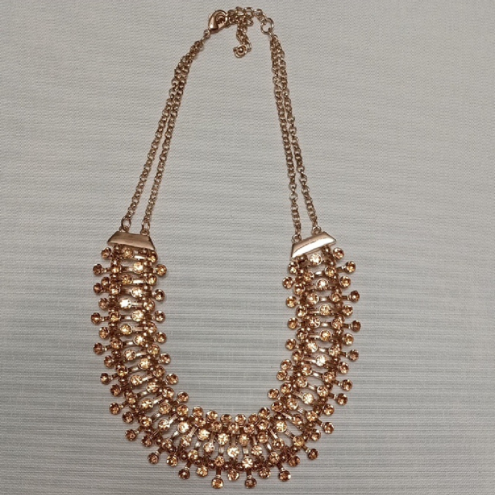 Elegant Gold Statement Necklace